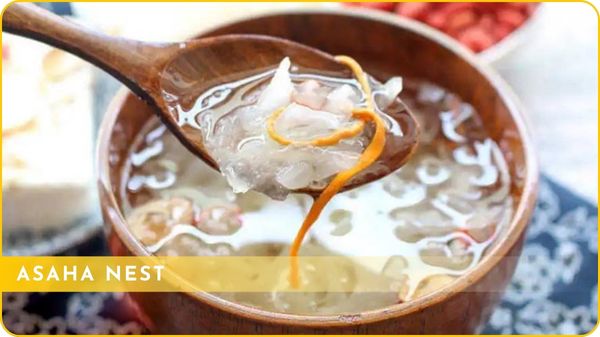 cách làm yến chưng đông trùng hạ thảo